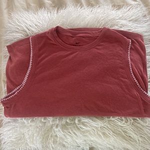 Nike dri-fit high neck muscle tank